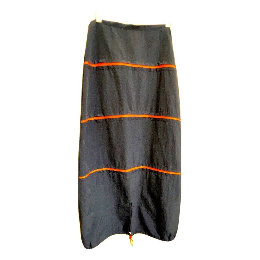 Mosquito Navy Midi Pencil Skirt Size 1 - XS Nylon Rain Cover Draw String Hemline